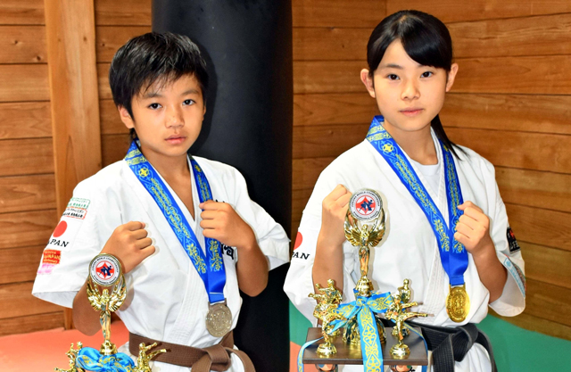 極真空手 世界ジュニア選手権で竹井さん 日向学院中３年 優勝 デジタル夕刊 プレみや