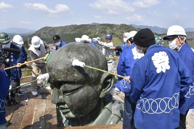 コロナ終息願い込め 延岡 今山 お大師さん 沐浴 デジタル夕刊 プレみや