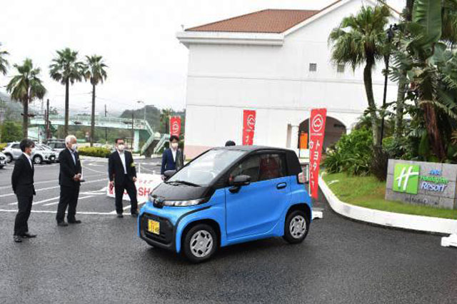 超小型ＥＶで青島観光 宮崎トヨタとＡＮＡホリデイ - デジタル夕刊 