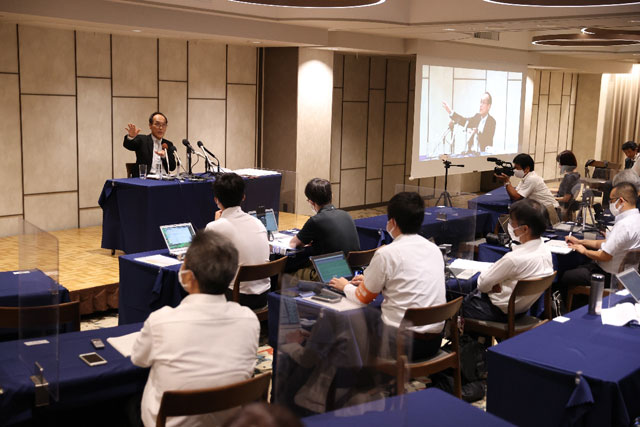 東国原氏が出馬表明 明るい未来志向の光をともしたい デジタル夕刊 プレみや